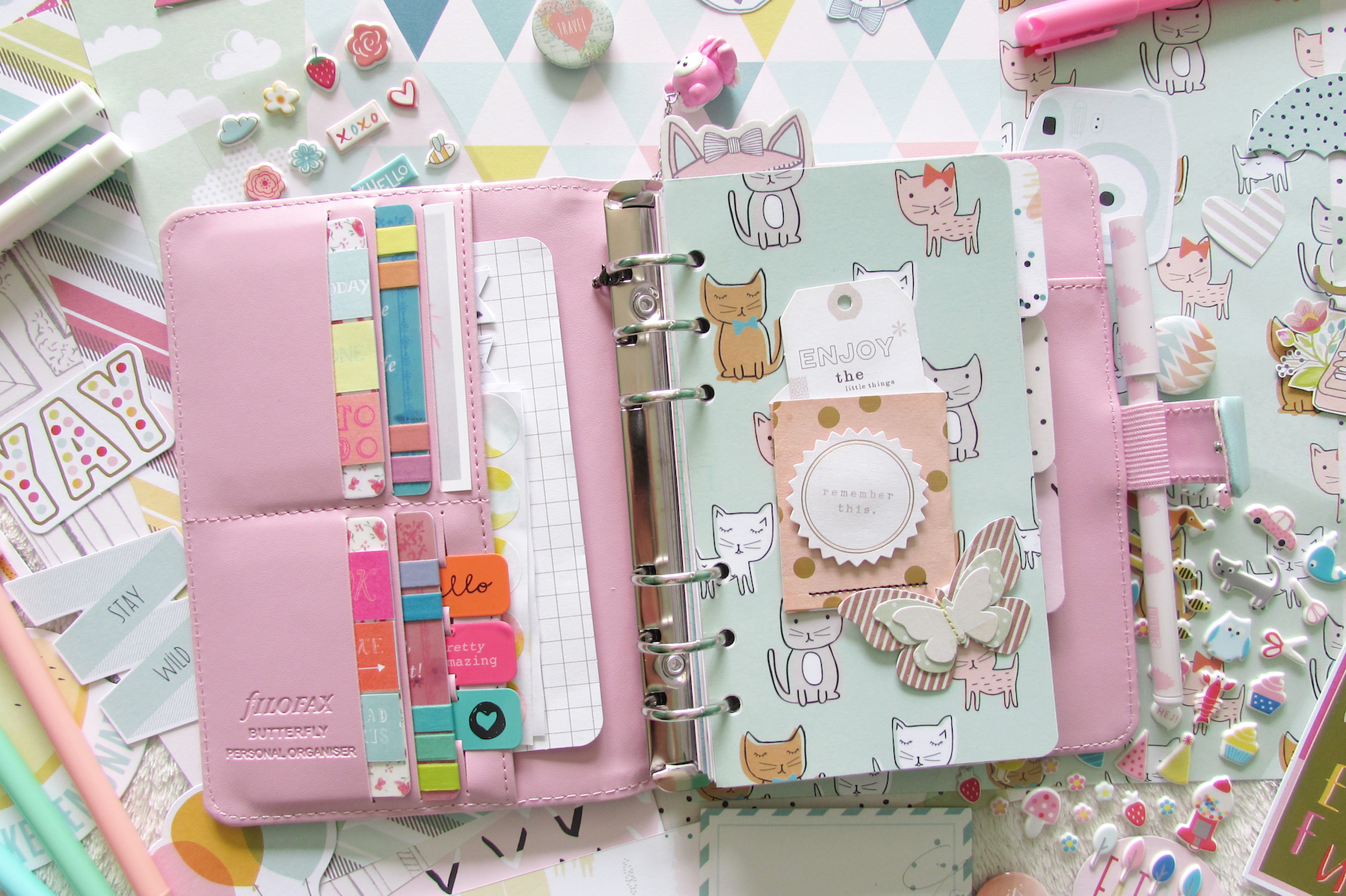 My Filofax Butterfly Personal Blog Planner ⋆ Aerialovely