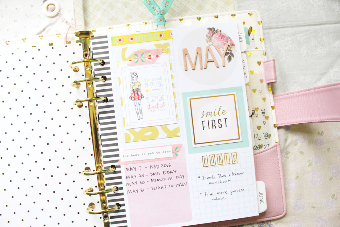 my 2016 heidi swapp memory planner: may ⋆ aerialovely