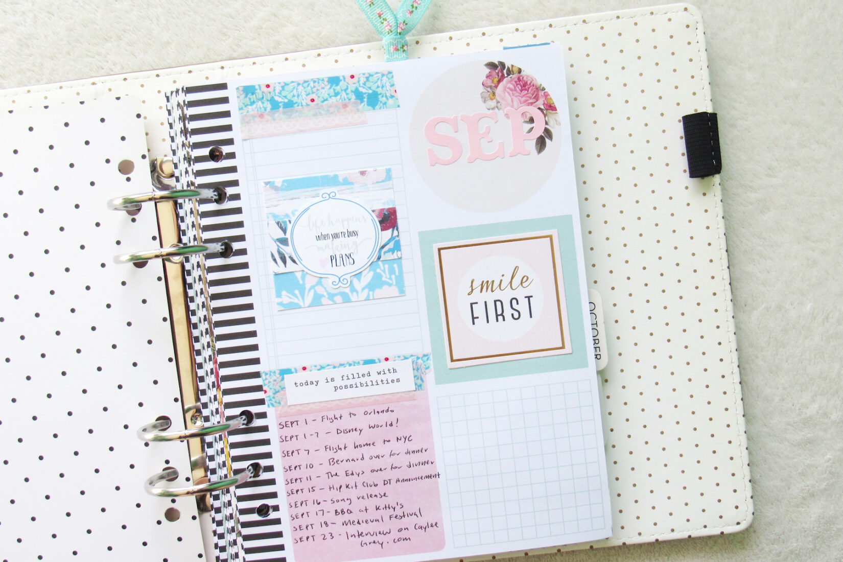 my heidi swapp memory planner: september ⋆ aerialovely