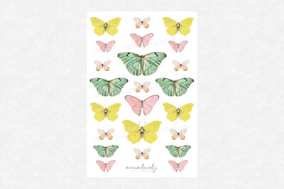 Flutter Printable Sticker Bundle ⋆ aerialovely