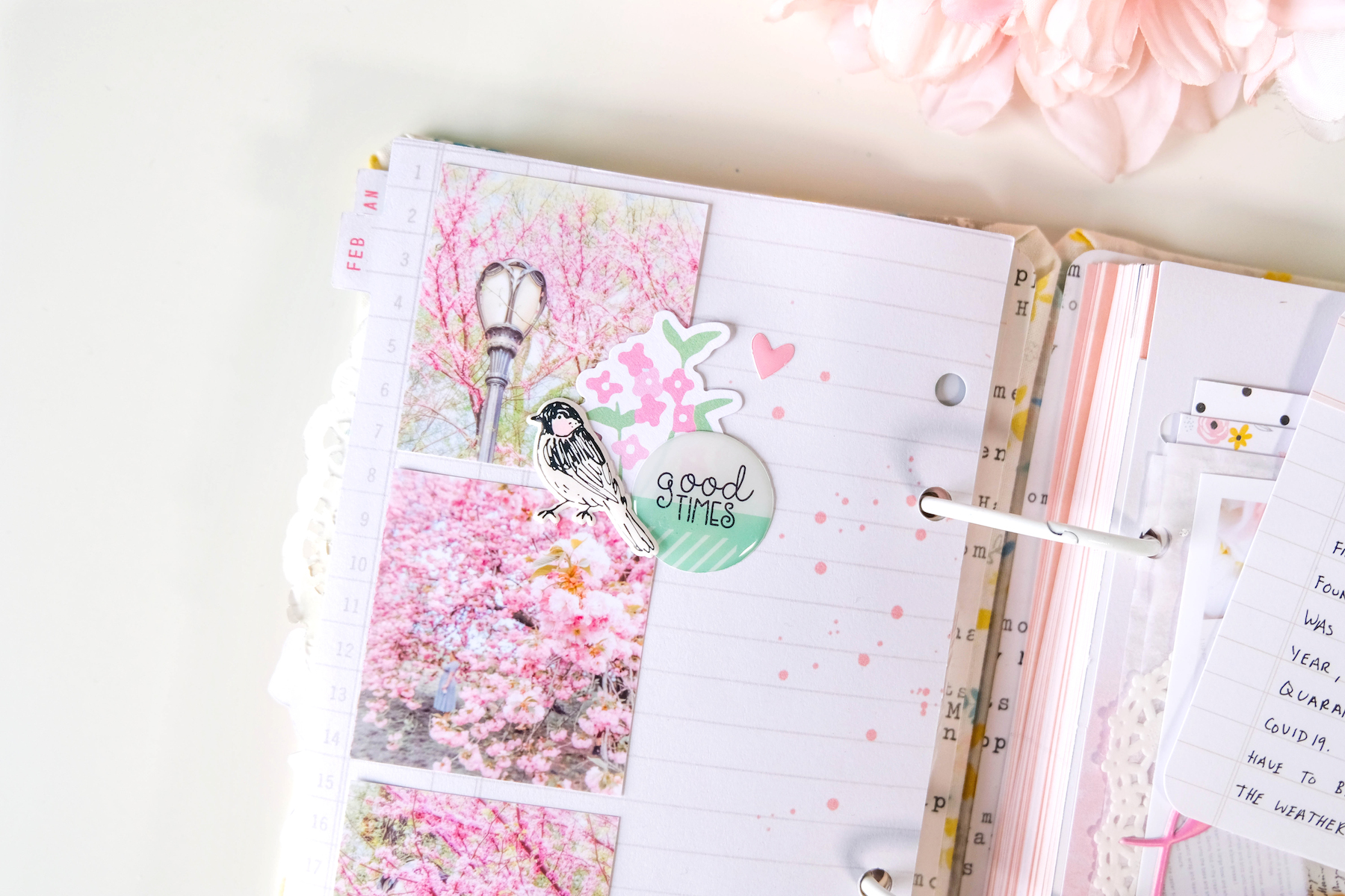 scrap therapy: remembering cherry blossoms ⋆ aerialovely